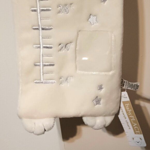 COPY- NWT~The Children's Place Teddy Bear Plush Growth Chart w/ 6 Photo Pockets - Picture 3 of 9